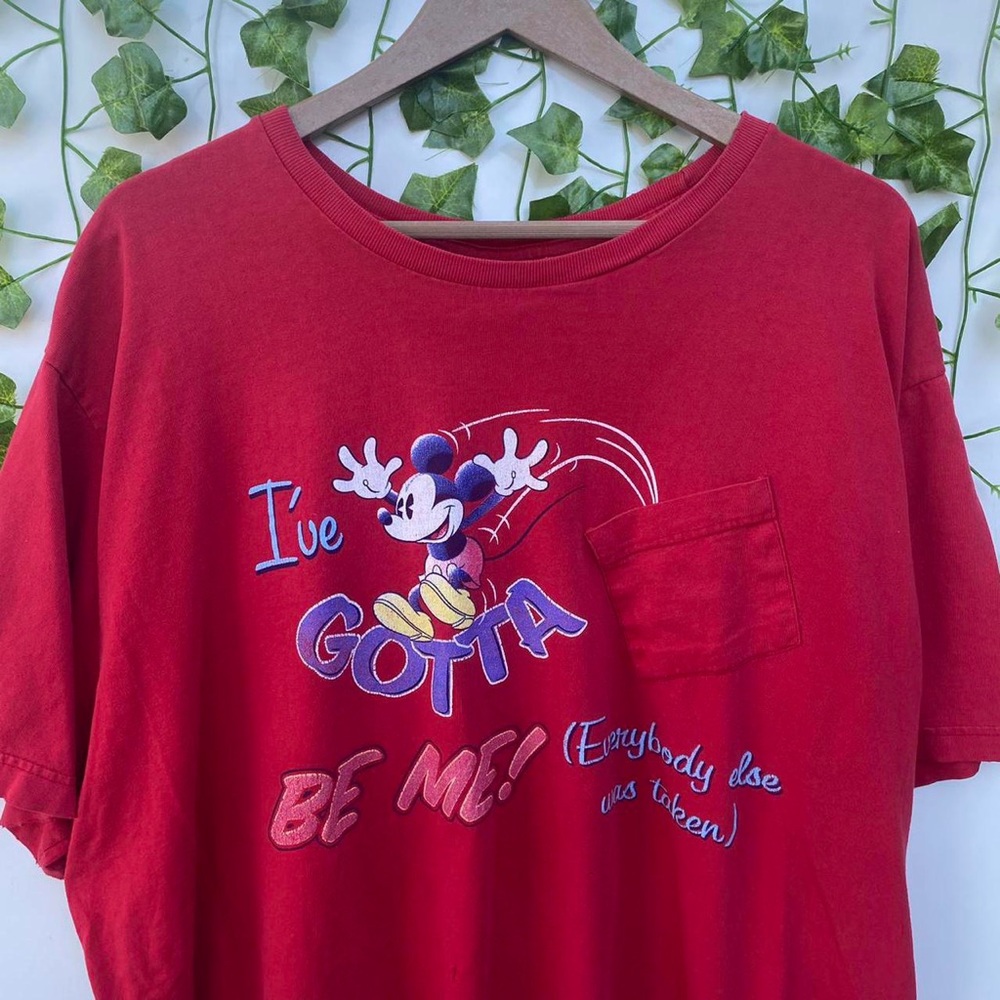 Vintage Y2K Mickey Unlimited Graphic Pocket T-Shirt size XL